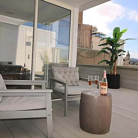 Penthouse With Jacuzzi On The Terrace Apartment Barcelona